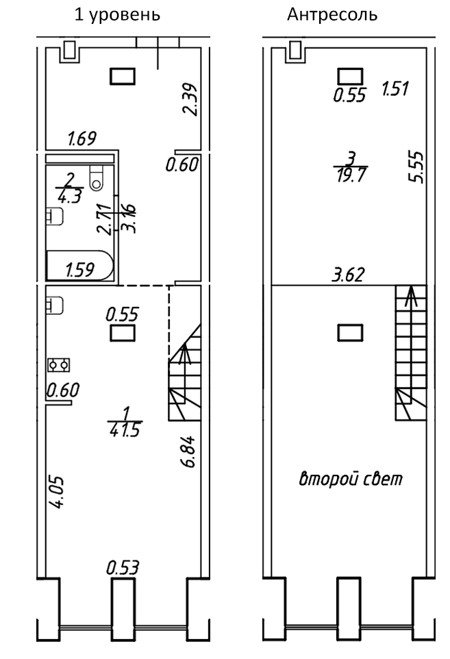 Квартира студия 65.6 м², 4/6 эт., ЖК «Serebro by Avenue-apart»